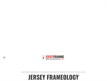 Tablet Screenshot of jerseyframing.ca